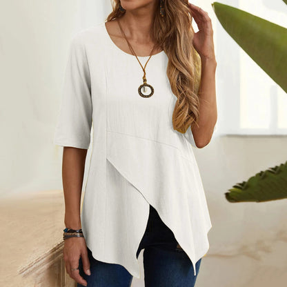 ByLina - Bluzka z dekoltem o-neck