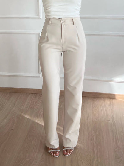 Isabelle | Eleganckie spodnie | Ponadczasowy styl | Luksusowa mieszanka