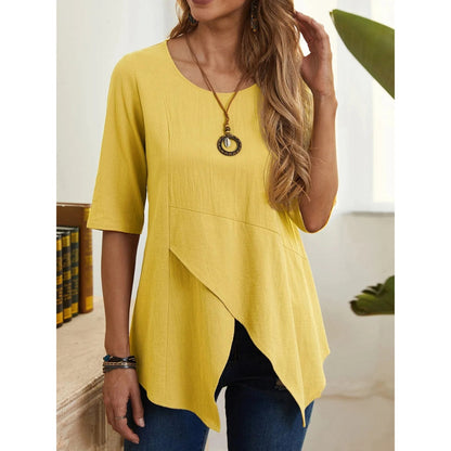 ByLina - Bluzka z dekoltem o-neck
