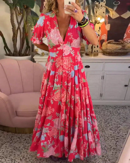 długa sukienka o płynnej elegancji