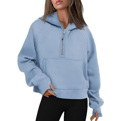 Sweter damski z zamkiem błyskawicznym Nala