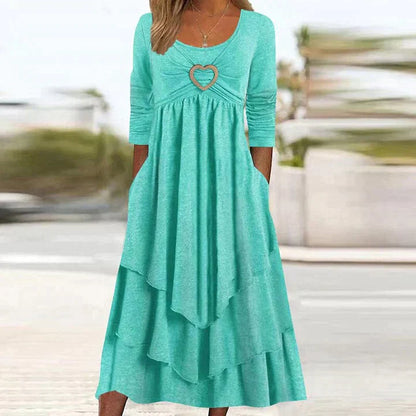 Fleur - Elegancka sukienka wieczorowa w prostym stylu