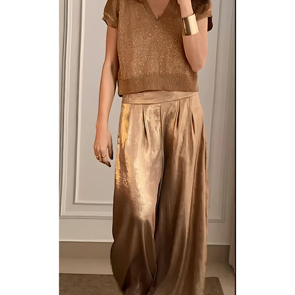 Elegancki top i figi - Melissa