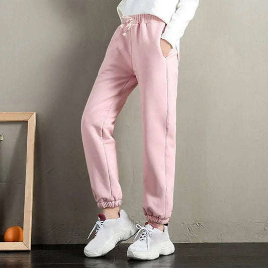 Lina - Damskie legginsy termiczne z podszewką ze sztucznego futra
