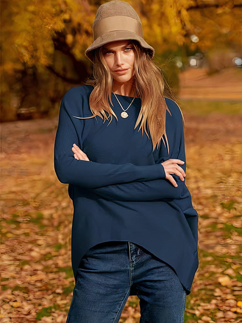 Sweter oversize z dzianiny - Brook