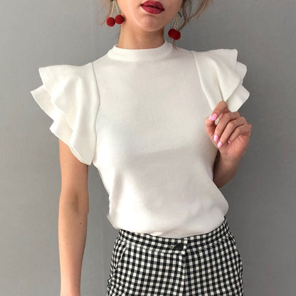 Linda - Modna bluzka z falbankami