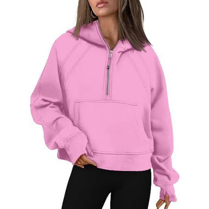Sweter damski z zamkiem błyskawicznym Nala