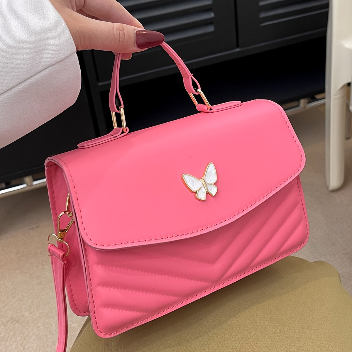 Sophie | Modna torba crossbody i na ramię w jednolitym kolorze