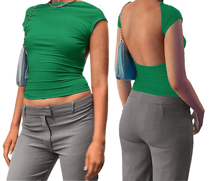 Dopasowany top - Casual Basic - Miękki i elastyczny materiał - Idealny do codziennego użytku