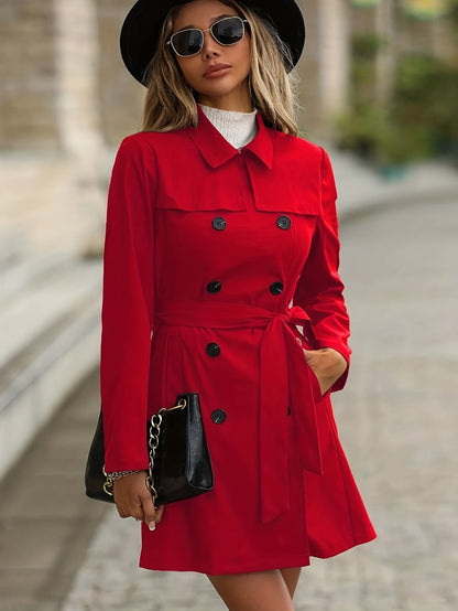 Stylowy trencz zimowy dla kobiet - Myrthe