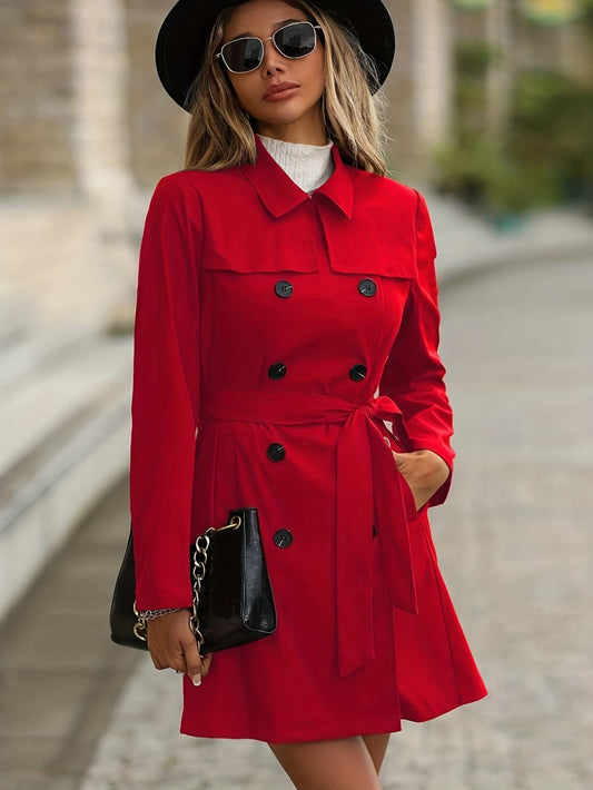 Stylowy trencz zimowy dla kobiet - Myrthe