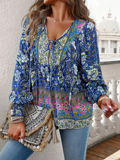 Kwiatowa bluzka Elara Boho