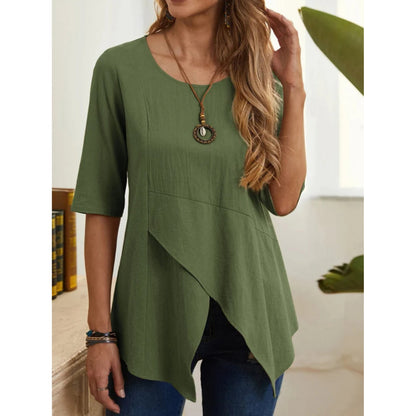 ByLina - Bluzka z dekoltem o-neck