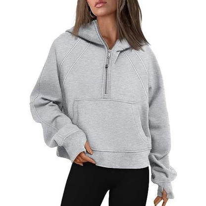 Sweter damski z zamkiem błyskawicznym Nala