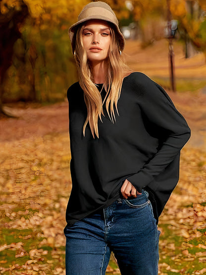 Sweter oversize z dzianiny - Brook