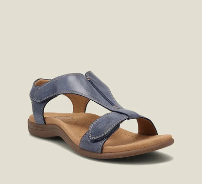 Kathrin - Summer 2023 Skórzane buty z regulowanymi sandałami