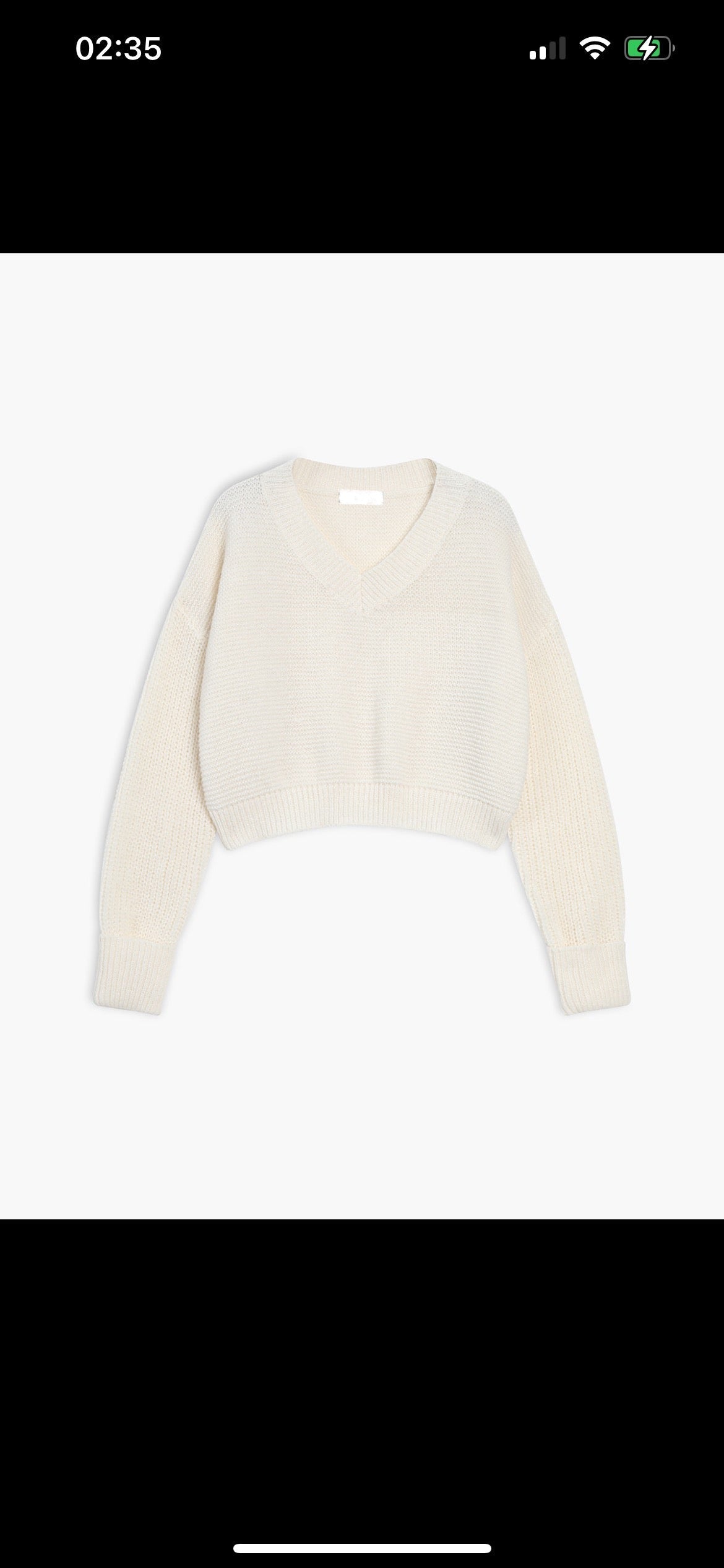 Sweter damski Sweter damski z dekoltem w serek