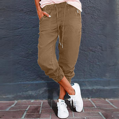 Andrea - Stylowe damskie spodnie cargo