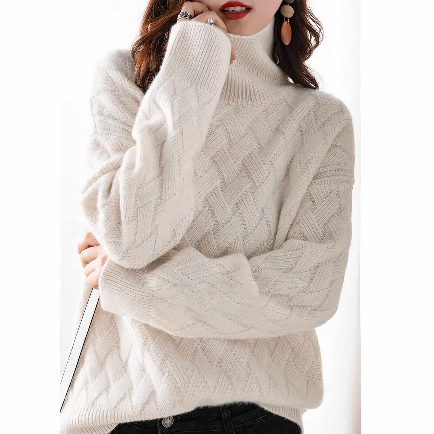 Sweter casual dla kobiet - Adley
