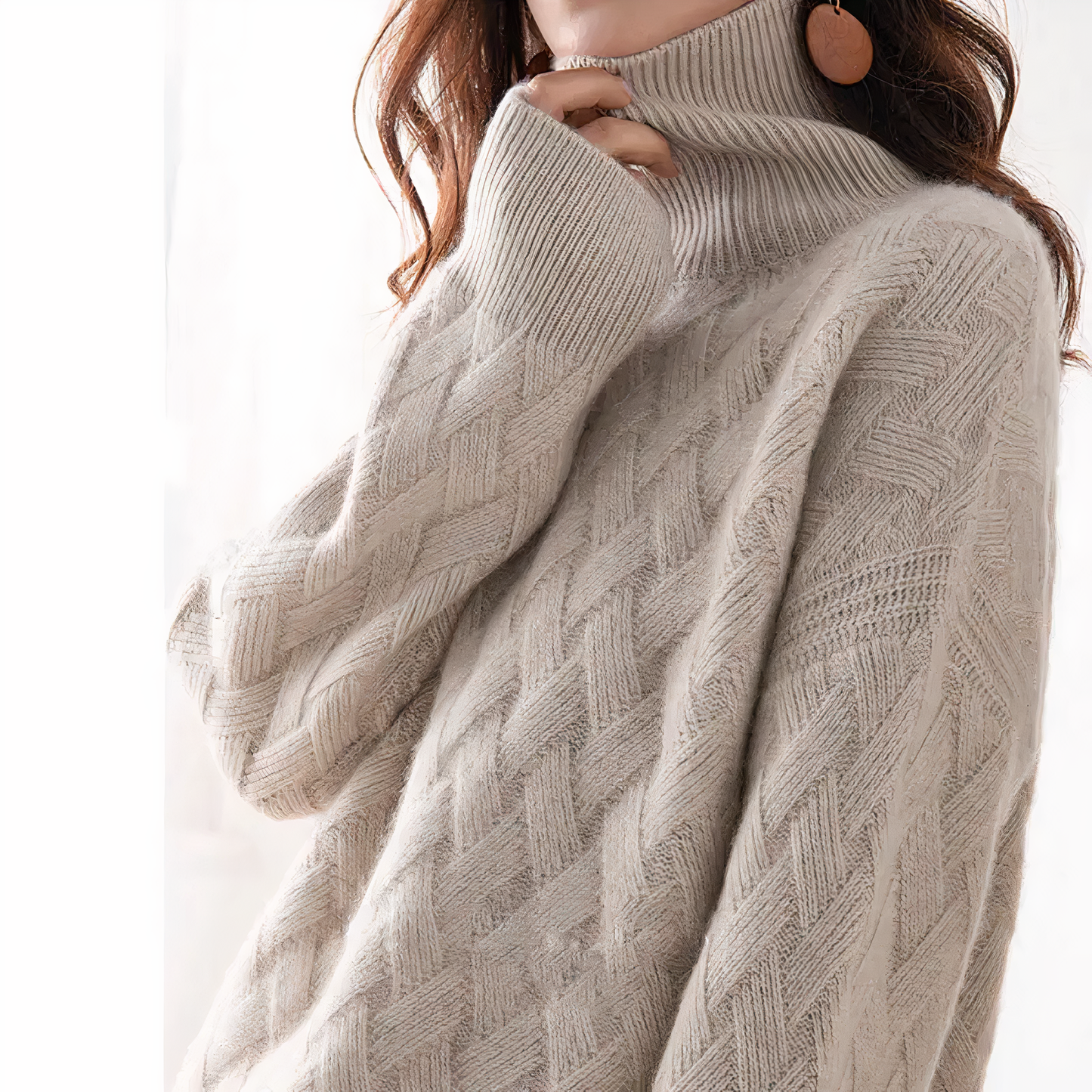 Sweter casual dla kobiet - Adley