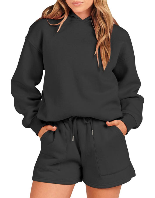 Serena - Damski zestaw bluz z kapturem oversize