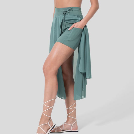 Spódnica midi 2 w 1 - Arlet