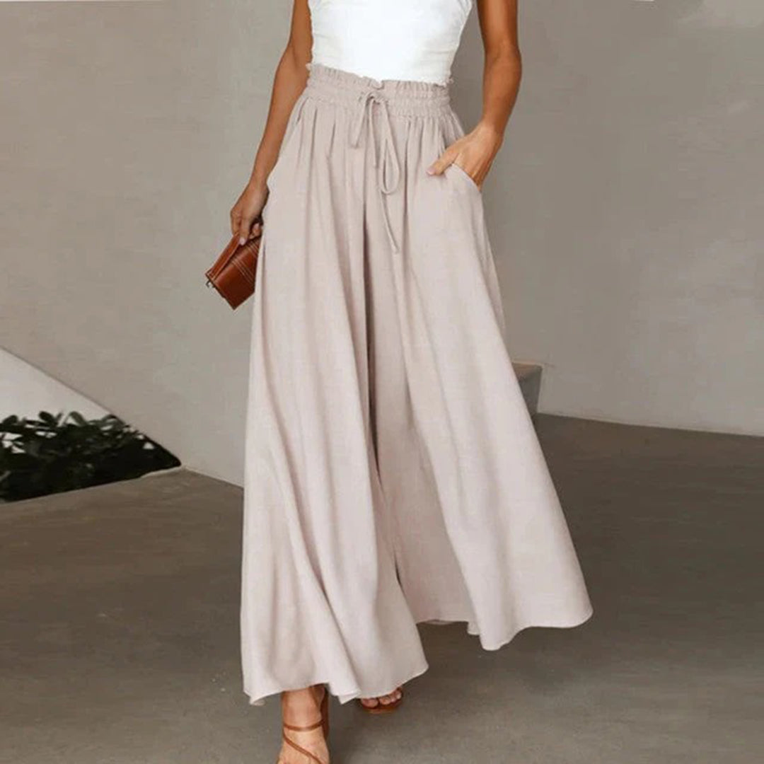 CHANTAL - Eleganckie spodnie baggy