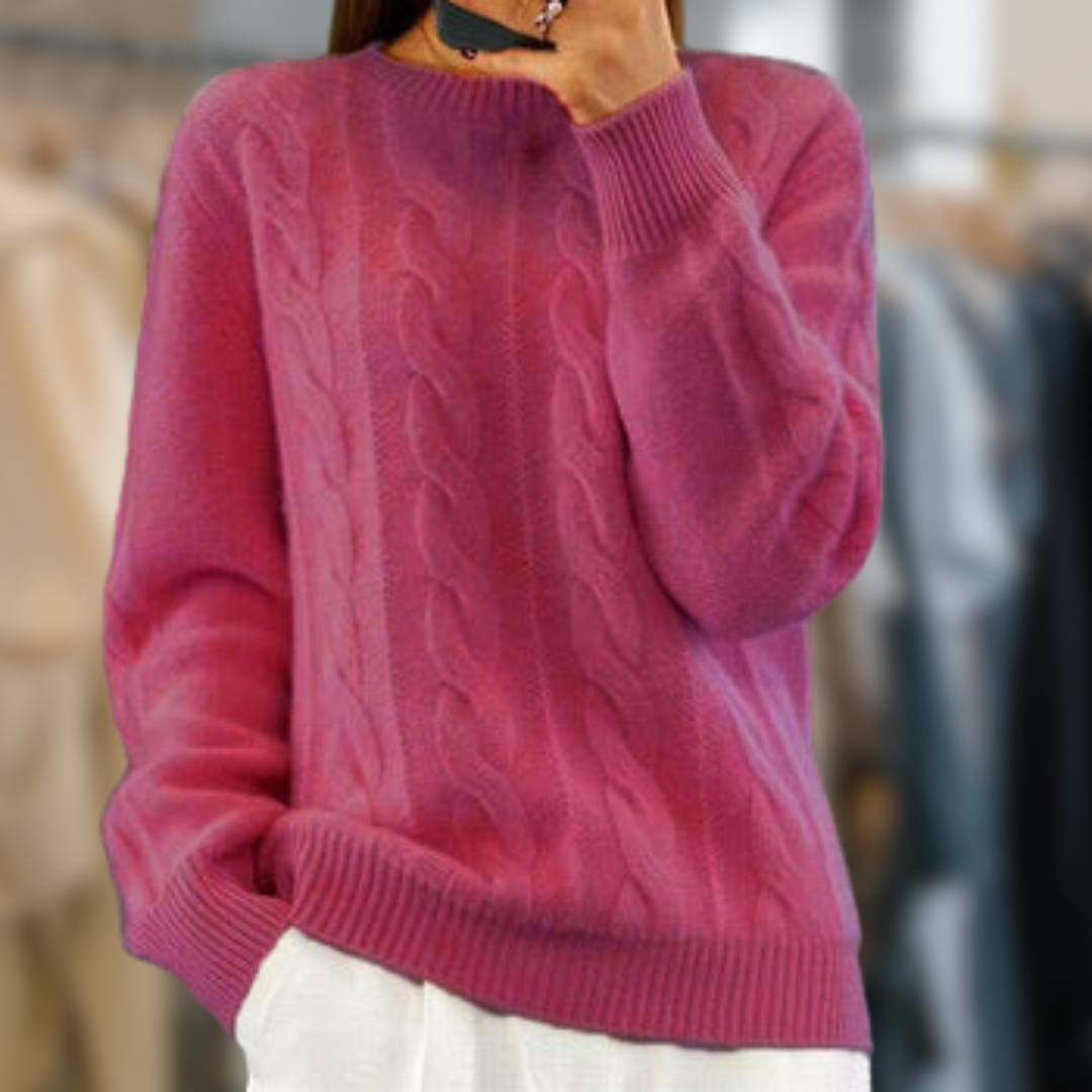 Sweter damski z dzianiny