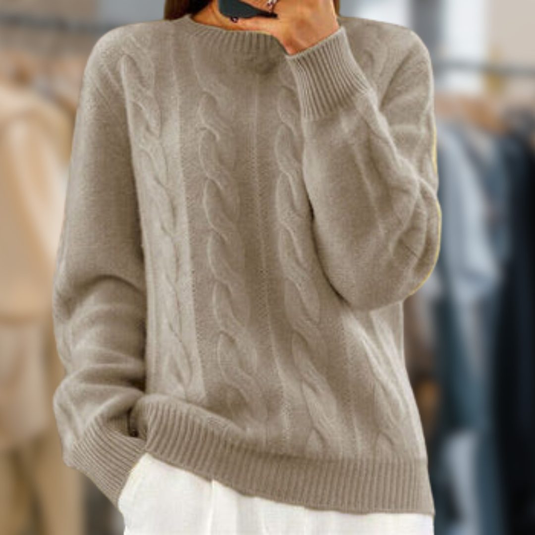 Sweter damski z dzianiny
