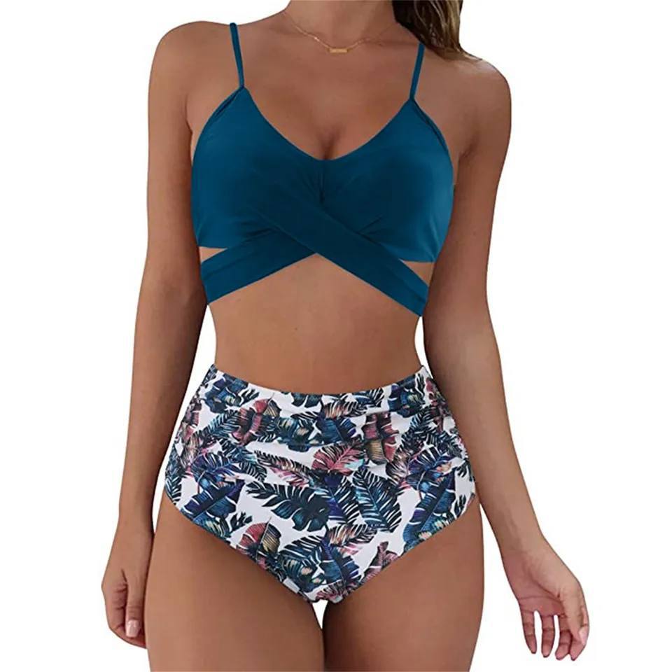 Kolorowe bikini damskie z wysokim stanem Vardi Dante™ | Belle
