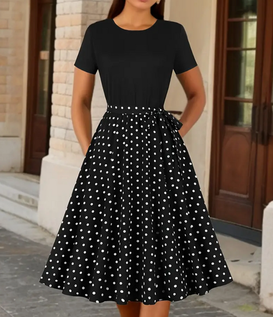 Sukienka damska Beautiful Vintage Polka Dot