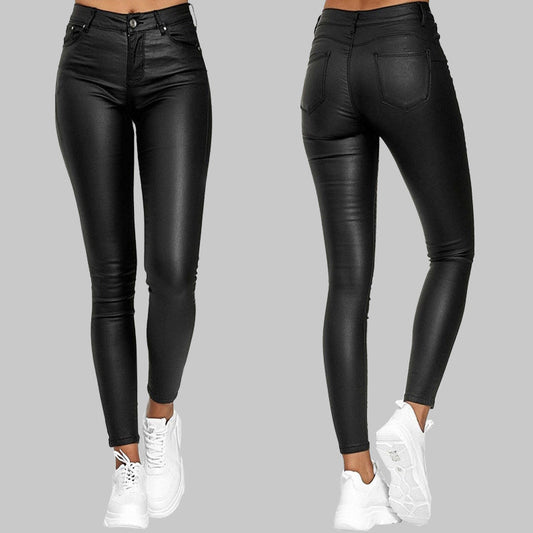 Skórzane spodnie ChicFlex Slim