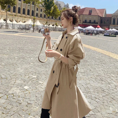 Yael - modny dwurzędowy trencz