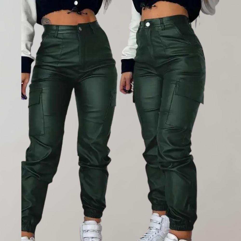 Aloisa - Eleganckie spodnie cargo dla kobiet
