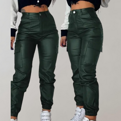Aloisa - Eleganckie spodnie cargo dla kobiet