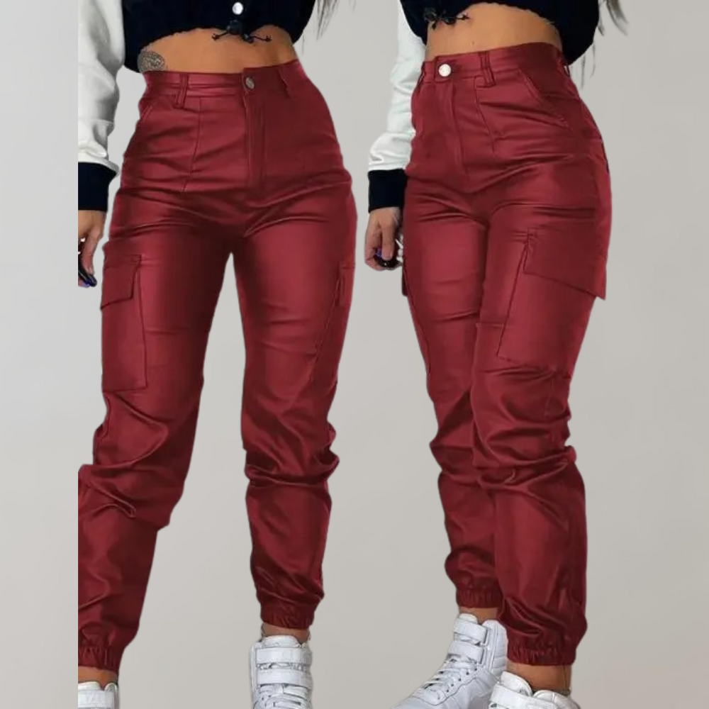 Aloisa - Eleganckie spodnie cargo dla kobiet