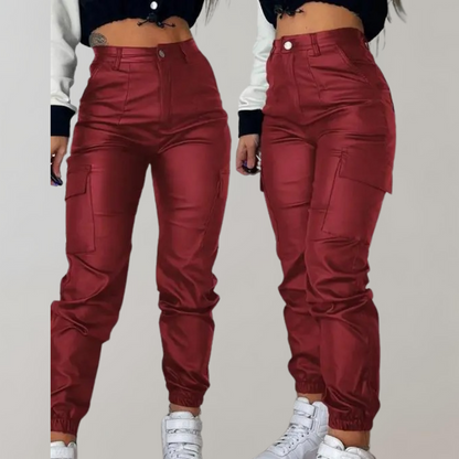 Aloisa - Eleganckie spodnie cargo dla kobiet