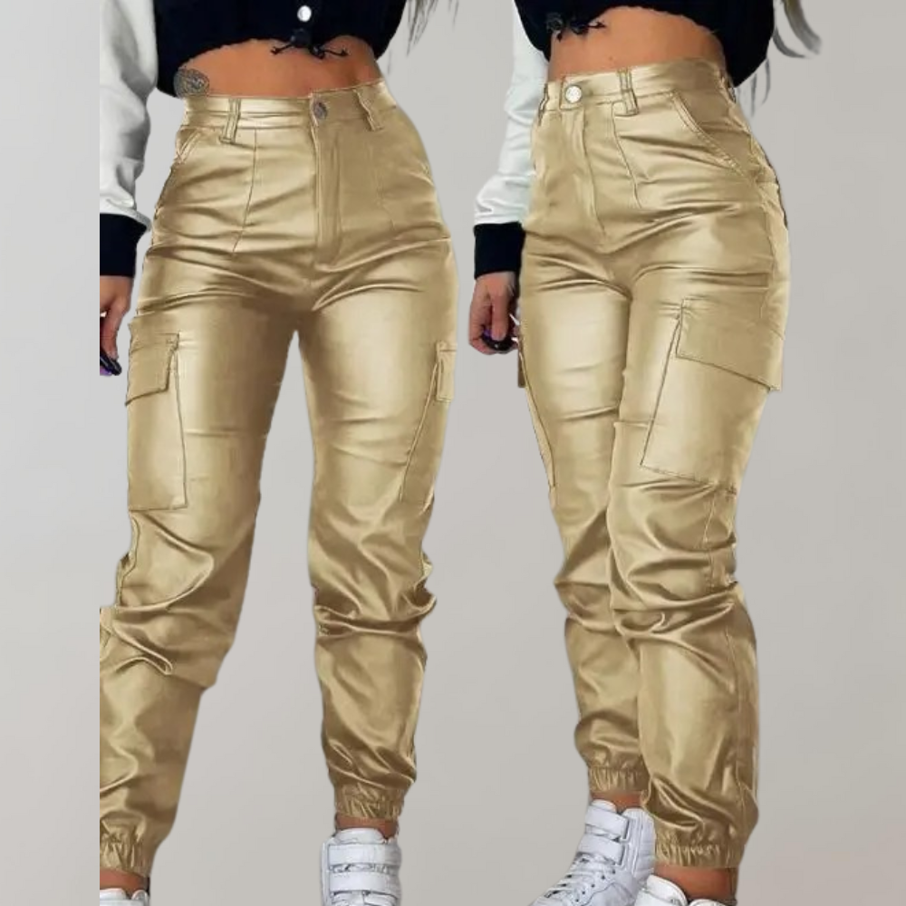 Aloisa - Eleganckie spodnie cargo dla kobiet