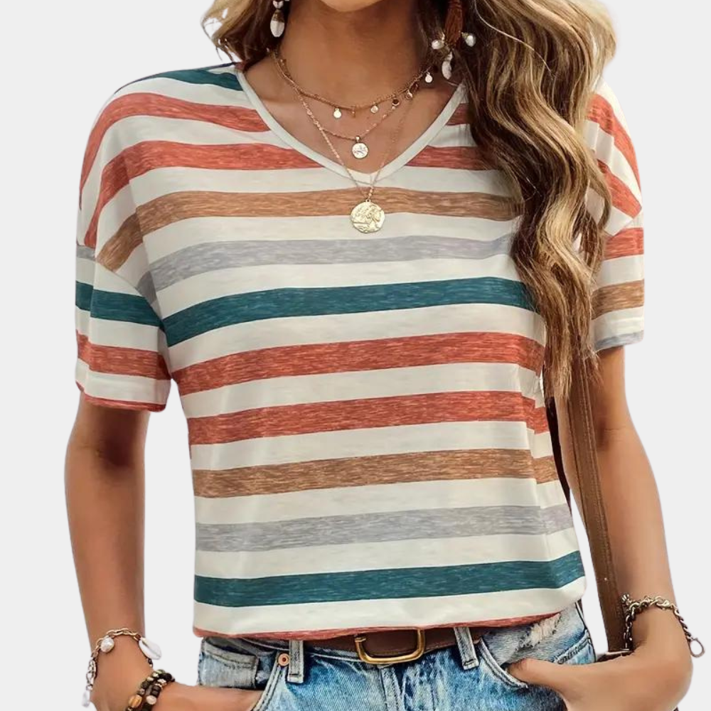 Mya - Koszulka z krótkim rękawem dla kobiet - Casual & Trendy