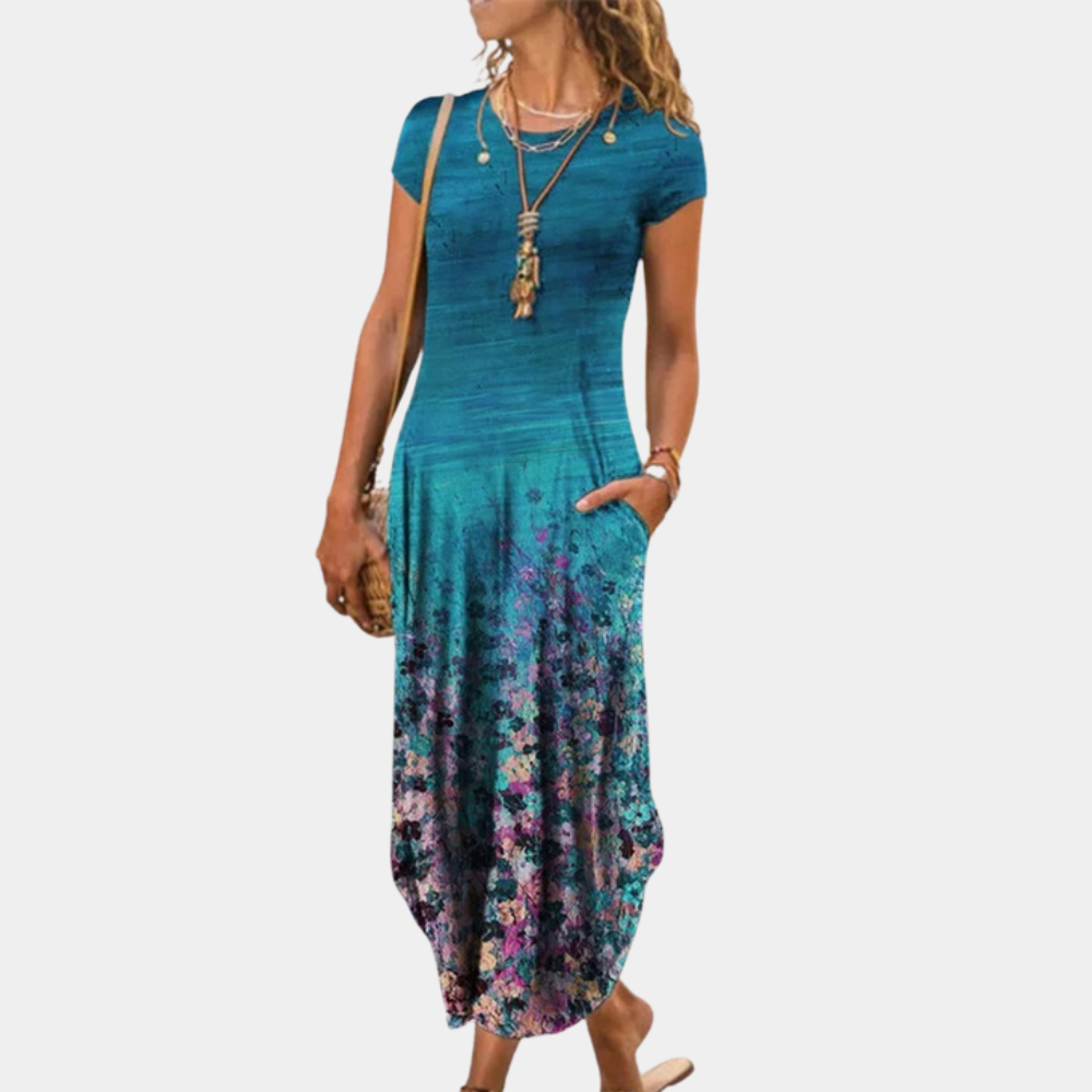 Anne - Elegancka sukienka maxi dla kobiet