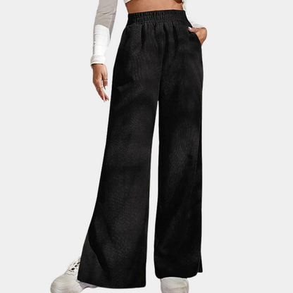 Daria - Sztruksowe spodnie damskie Casual Chic