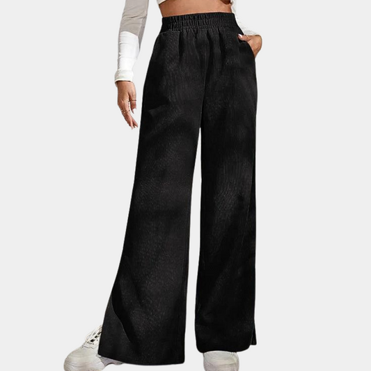Daria - Sztruksowe spodnie damskie Casual Chic