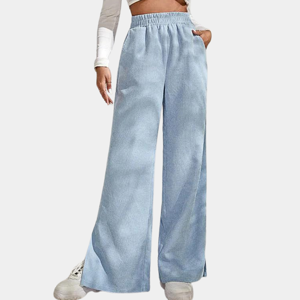 Daria - Sztruksowe spodnie damskie Casual Chic