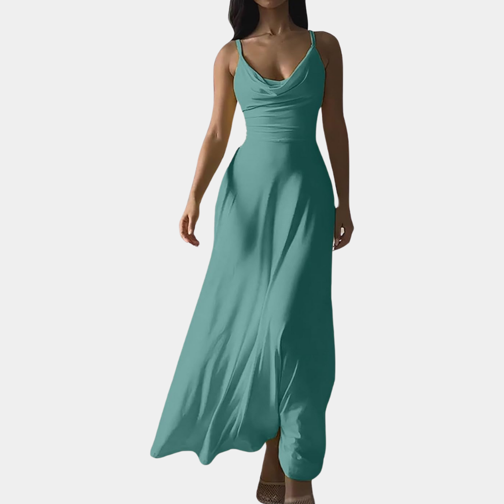 Cela - Elegancka sukienka maxi dla kobiet