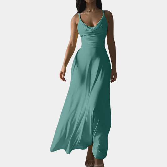 Cela - Elegancka sukienka maxi dla kobiet