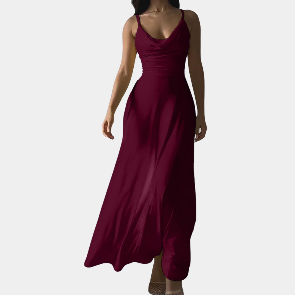 Cela - Elegancka sukienka maxi dla kobiet