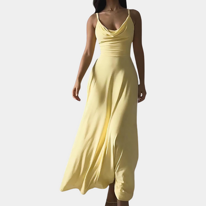 Cela - Elegancka sukienka maxi dla kobiet