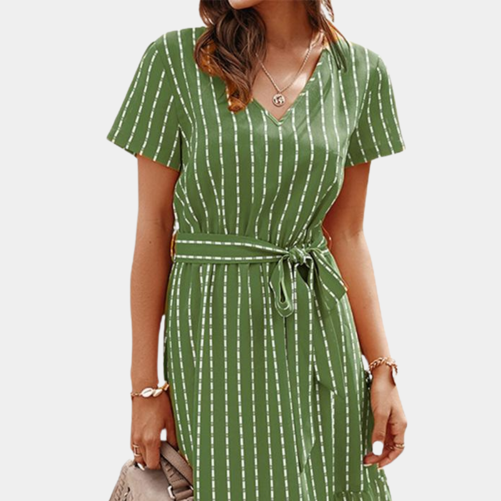 Kobieca sukienka midi w stylu boho