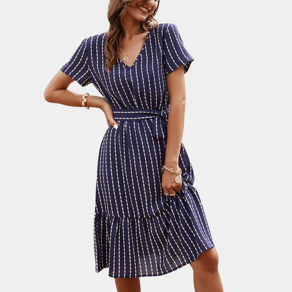 Kobieca sukienka midi w stylu boho