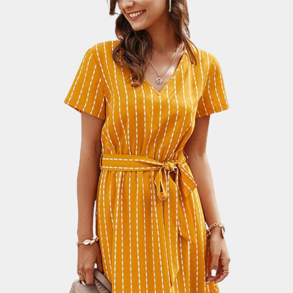 Kobieca sukienka midi w stylu boho